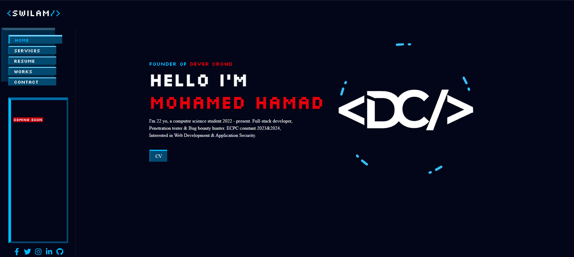 Personal Portfolio Design